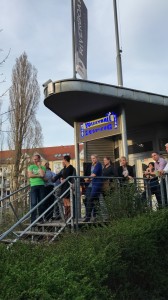 Die Feier-Location "Kulturinsel Riverboat" am Karl-Heine-Kanal